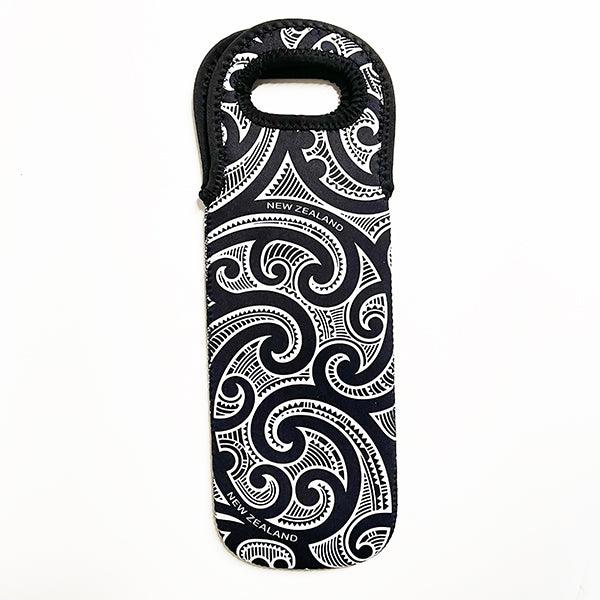 Maori Tattoo Print Wine Bottle Cooler - Image 2
