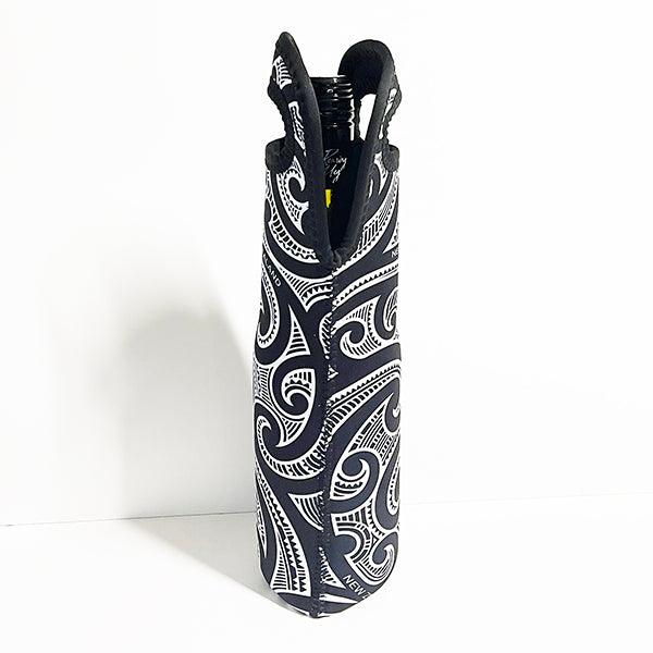 Maori Tattoo Print Wine Bottle Cooler - Image 3