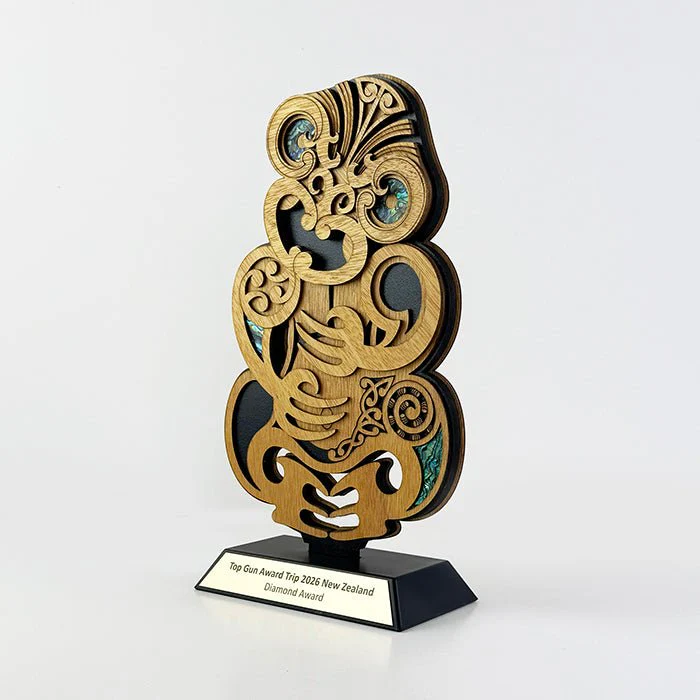 Maori Tiki Good Luck Trophy - Image 3