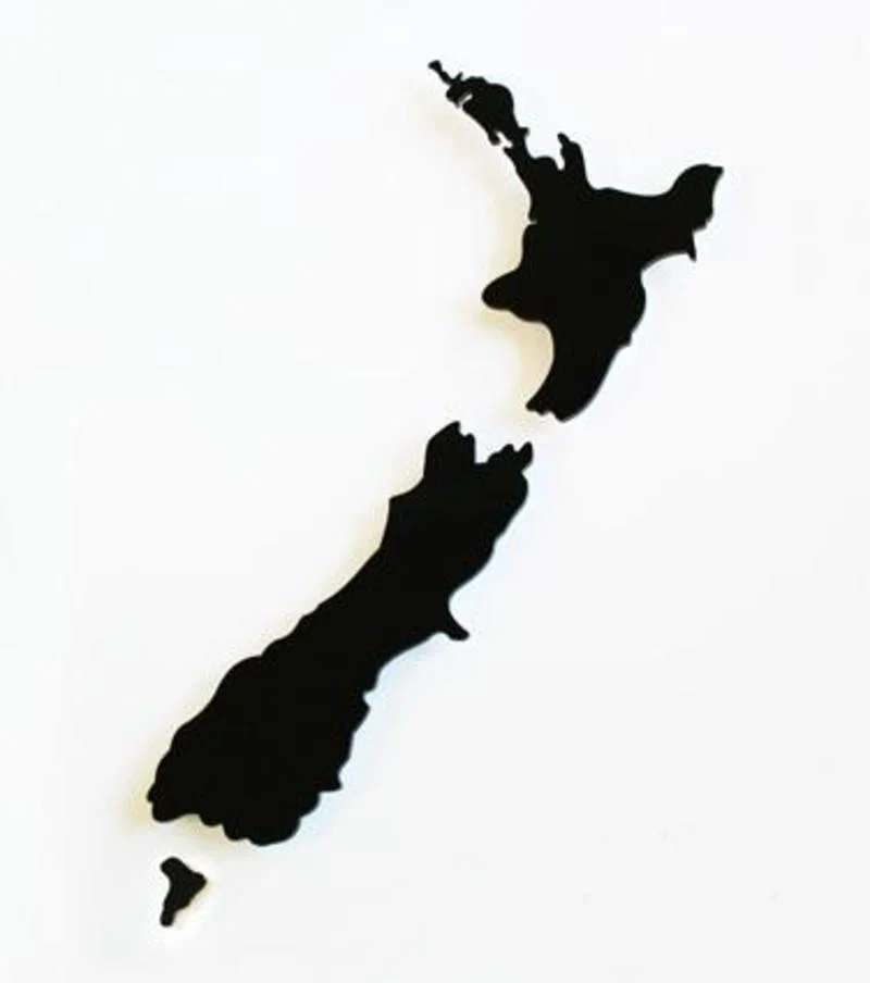 Map of New Zealand Wall Panel - Image 2