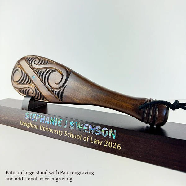 Medium Maori Patu on Stand - Image 10