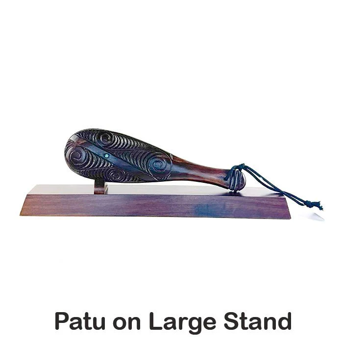 Medium Maori Patu on Stand - Image 7