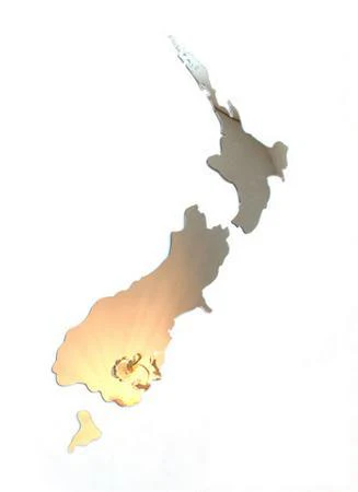 Medium Map of NZ Wall Art - Image 3