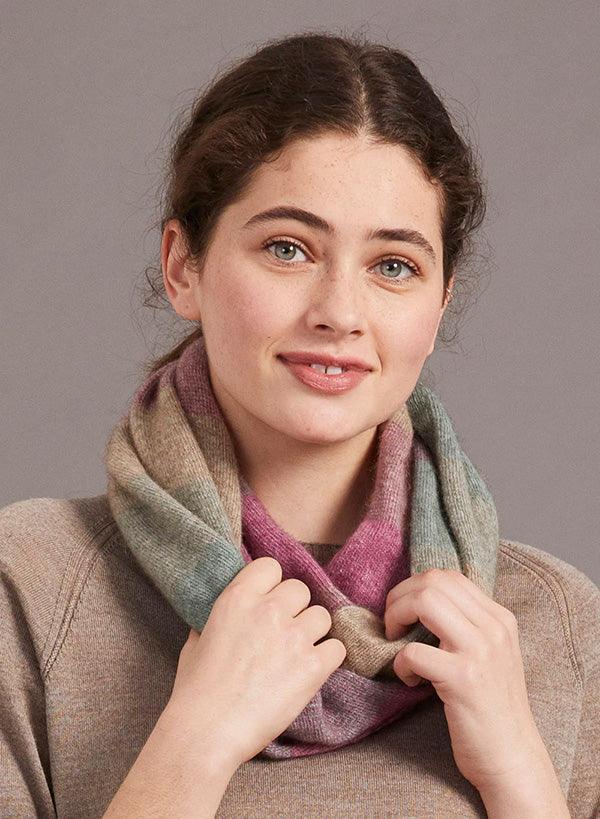 Merino Possum Silk Ombre Infinity Scarf - Image 6