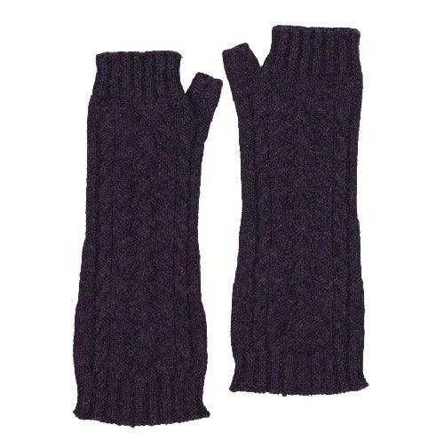 Merino Possumsilk Cable Long Gloves - Image 6