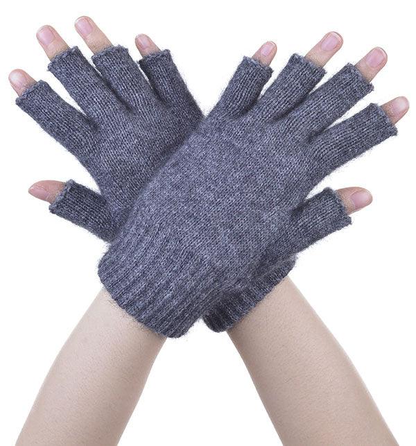Merino Possumsilk Fingerless Gloves - Image 4