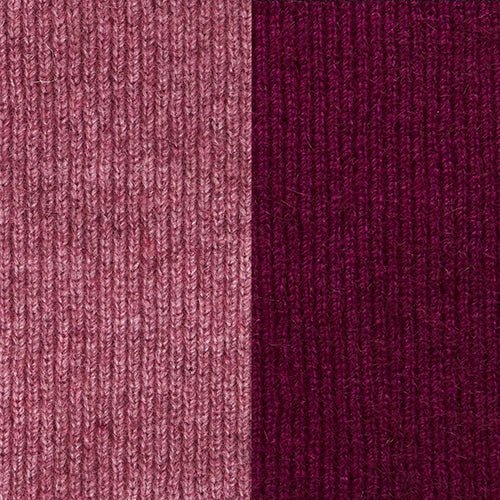 Merino PossumSilk Two Tone Reversible Beanie Hat - Image 4