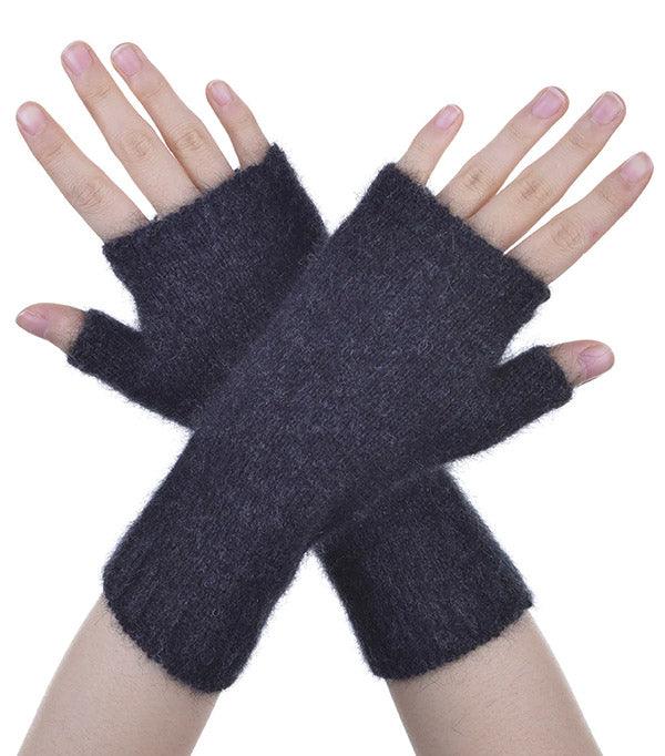 Merino Wool Possumsilk Wrist Warmer Gloves - Image 3