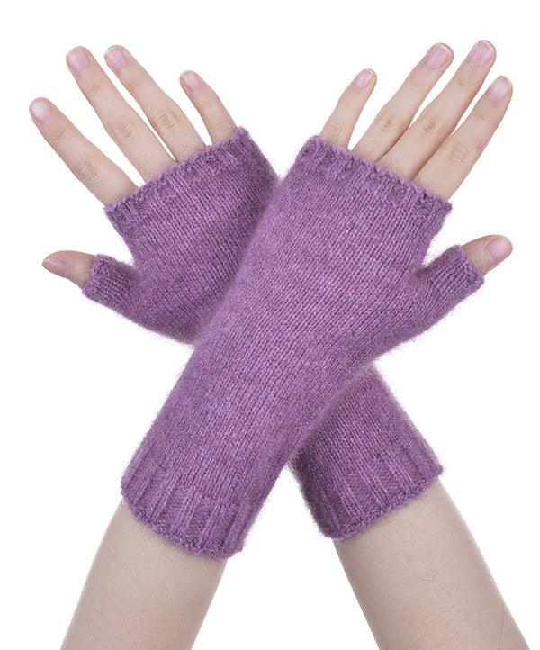 Merino Wool Possumsilk Wrist Warmer Gloves - Image 4