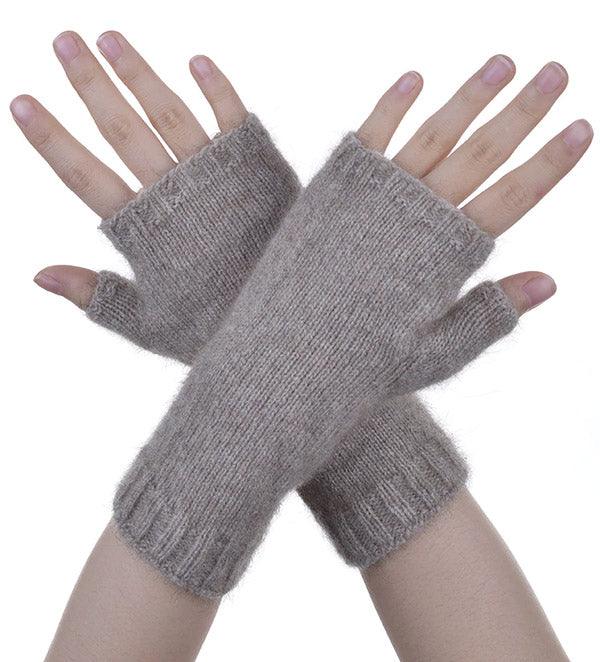Merino Wool Possumsilk Wrist Warmer Gloves - Image 6