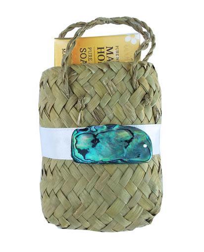 Mini Flax Kete Bag 7 x 7 cm - Image 3