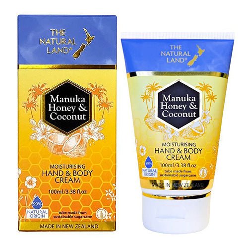 Natural Land Manuka Honey Coconut Hand and Body Cream