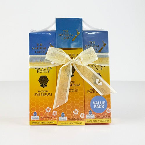 Natural Land Manuka Honey Facial Skincare Gift Set