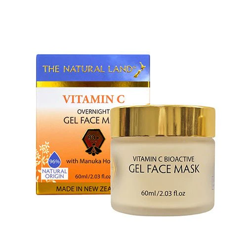 Natural Land Vitamin C Manuka Honey Face Mask Bioactive Gel