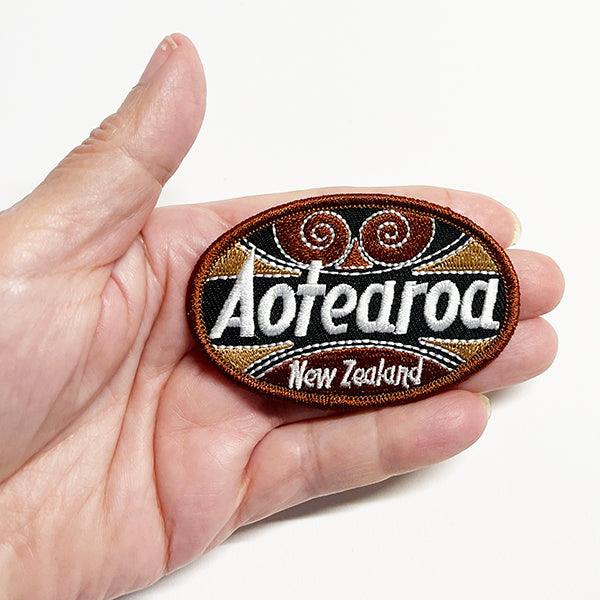 New Zealand Aotearoa Iron-on Badge - Image 2