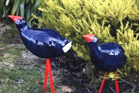 New Zealand Ceramic Garden Pukekos - Image 4