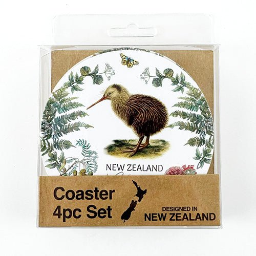 New Zealand Kiwi Bird Coasters