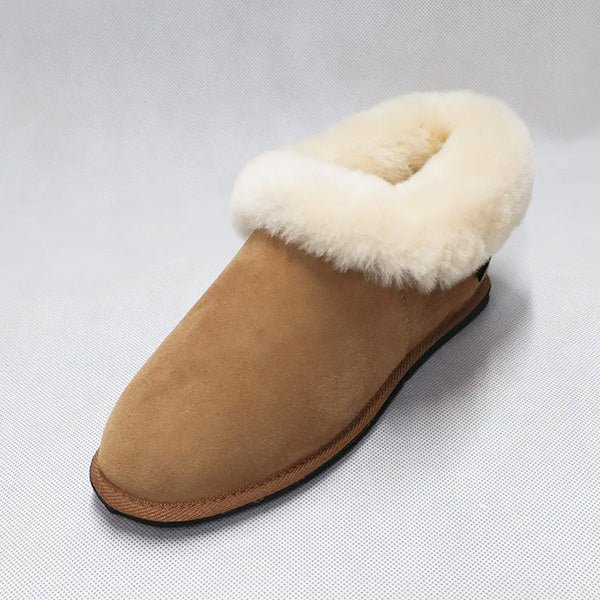 New Zealand Sheepskin Slippers with Roll Collar - Image 5