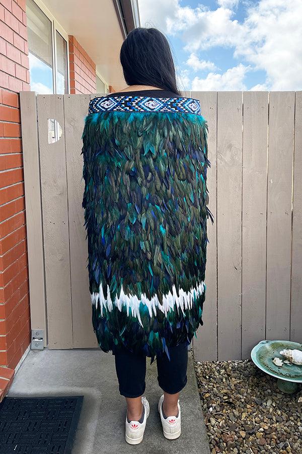 Ngati Kahungunu Paua Blue Korowai