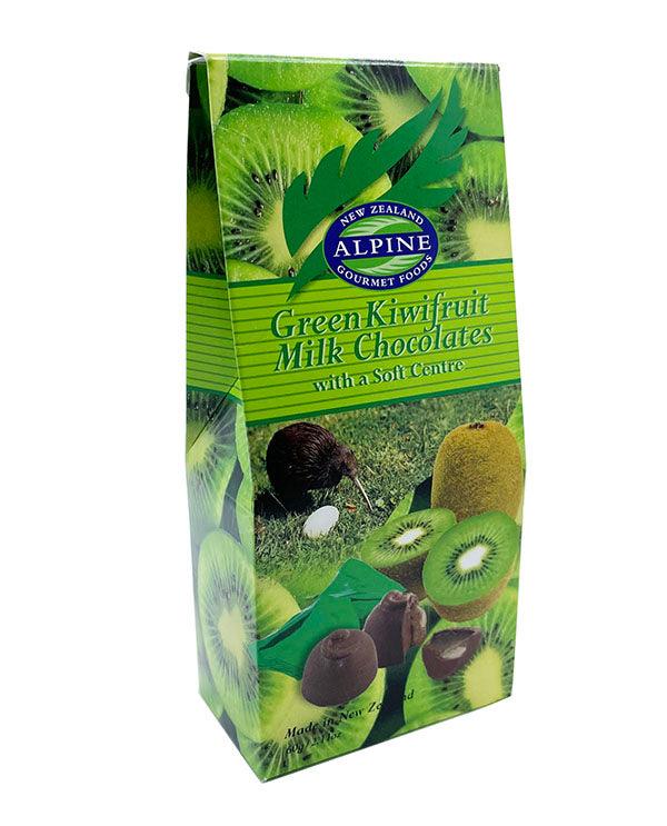 NZ Green Kiwifruit Milk Chocolates Pack