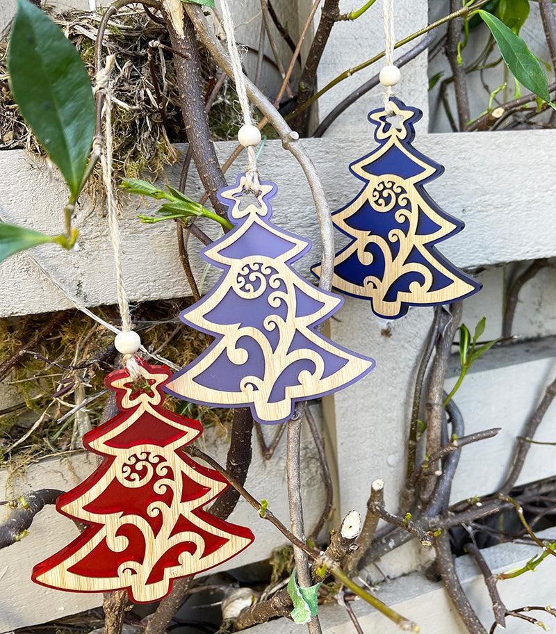NZ Made Koru Christmas Tree Decoration - Image 3