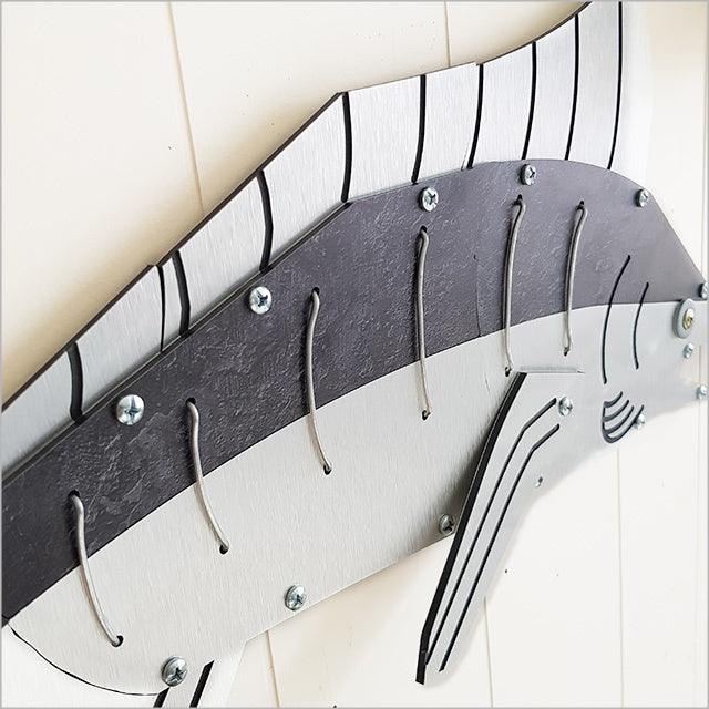 NZ Made Layered Marlin Wall Art - Image 5