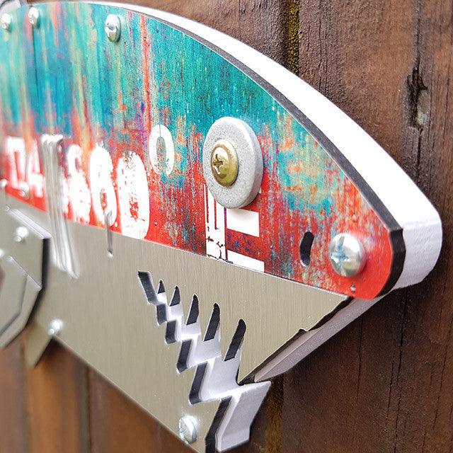 NZ Made Layered Shark Wall Art - Image 3
