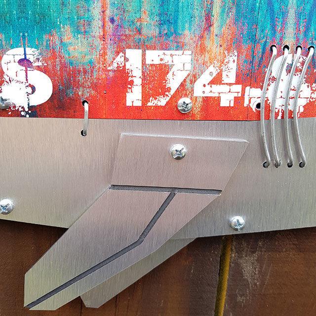 NZ Made Layered Shark Wall Art - Image 5