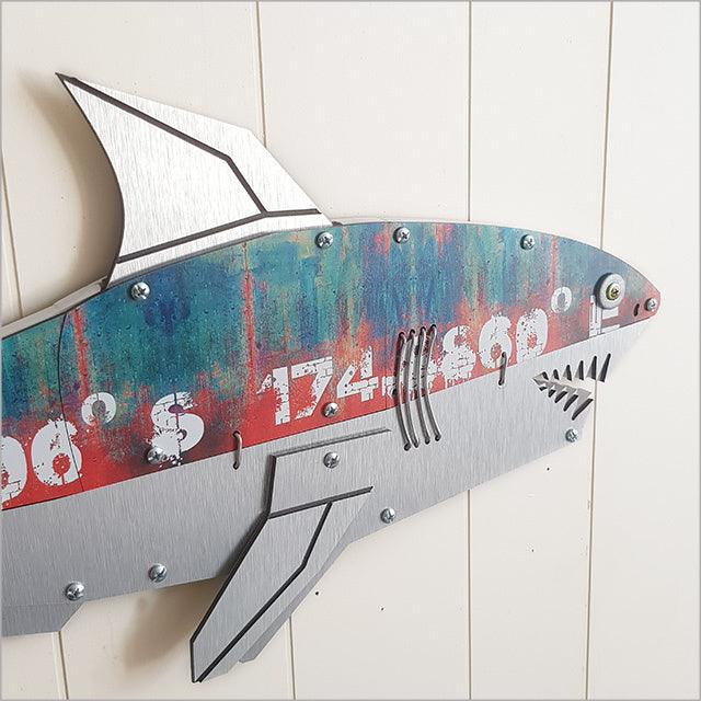 NZ Made Layered Shark Wall Art - Image 6