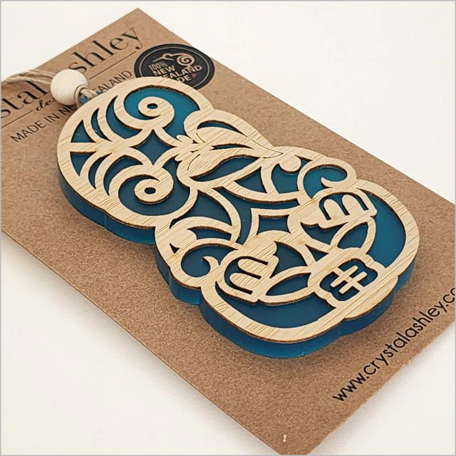 NZ Made Maori Tiki Christmas Ornament - Image 12