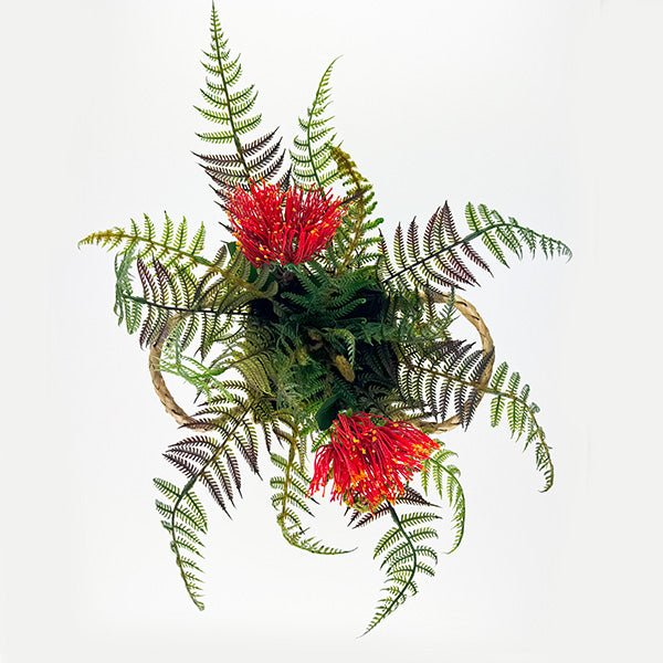 NZ Pohutukawa and Fern Table Decoration - Image 4