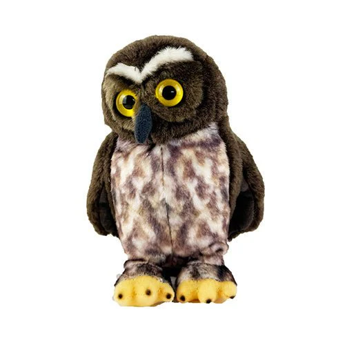 NZ Ruru Morepork Owl Soft Toy with Authentic Sound