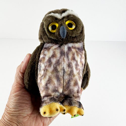 NZ Ruru Morepork Owl Soft Toy with Authentic Sound - Image 2