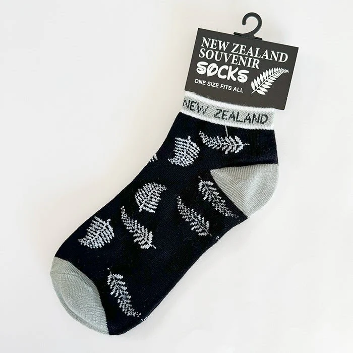 NZ Silver Fern Ankle Socks