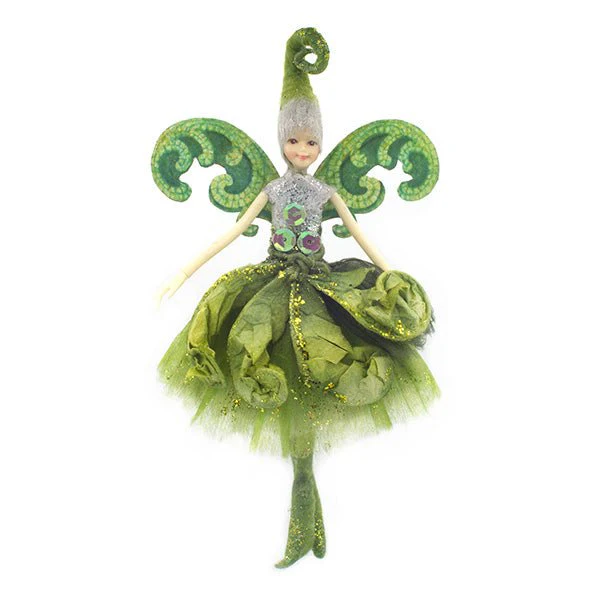 NZ Silver Fern Fairy Doll