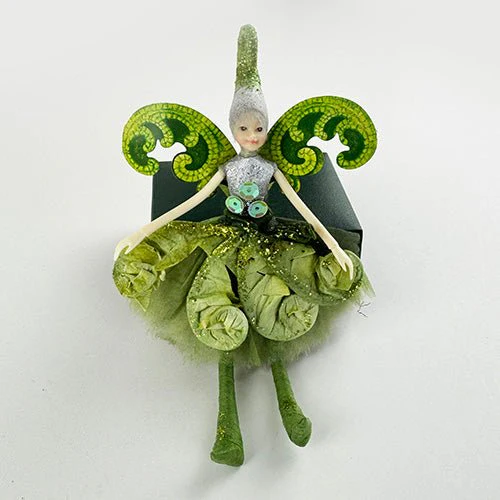 NZ Silver Fern Fairy Doll - Image 3