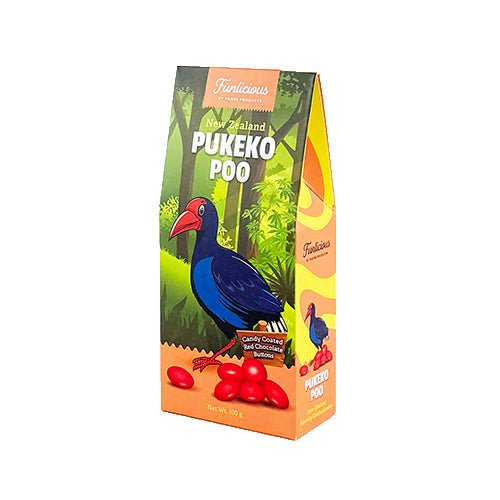 NZ Souvenir Pukeko Poo Chocolate Candy