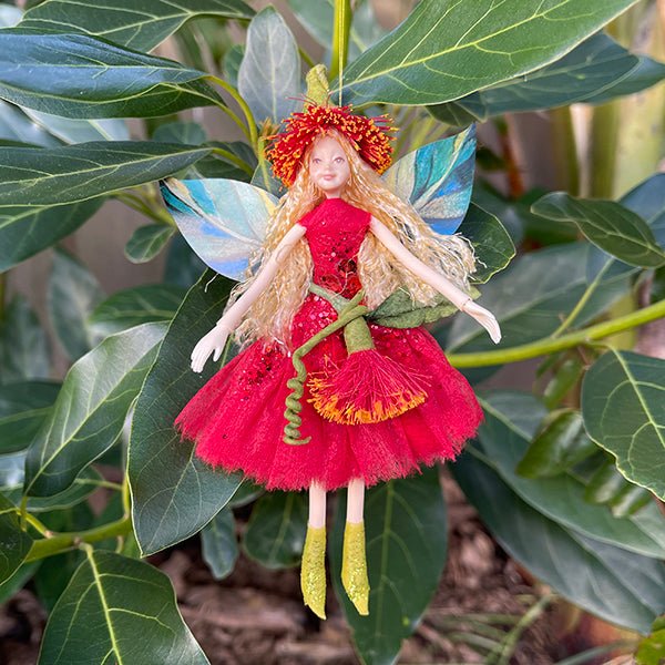 2023 NZ Christmas Summer Pohutukawa Fairy Doll - Image 2