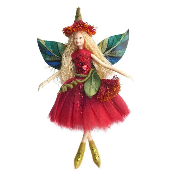 2023 NZ Christmas Summer Pohutukawa Fairy Doll - Image 4