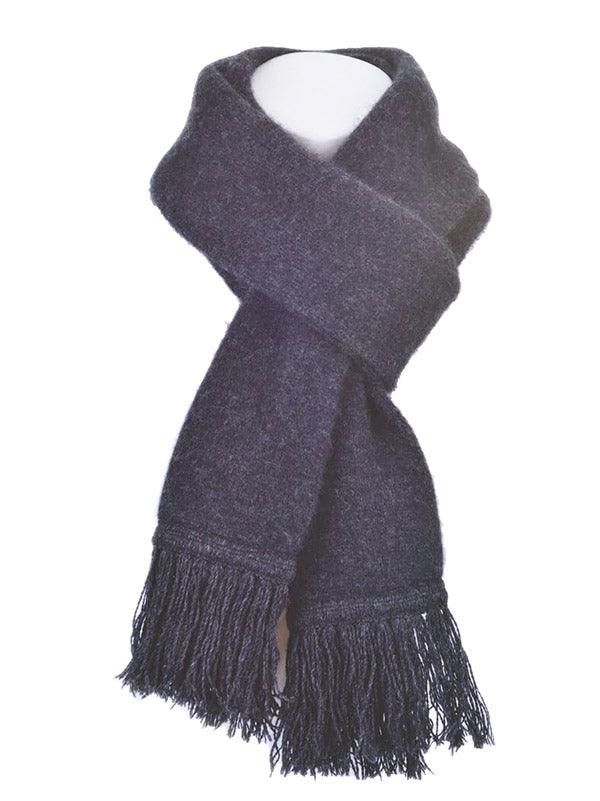 NZ Merino Possumsilk Scarf with Fringe - Image 4