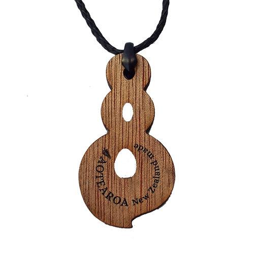 NZ Paua Shell Maori Twist Necklace - Image 3