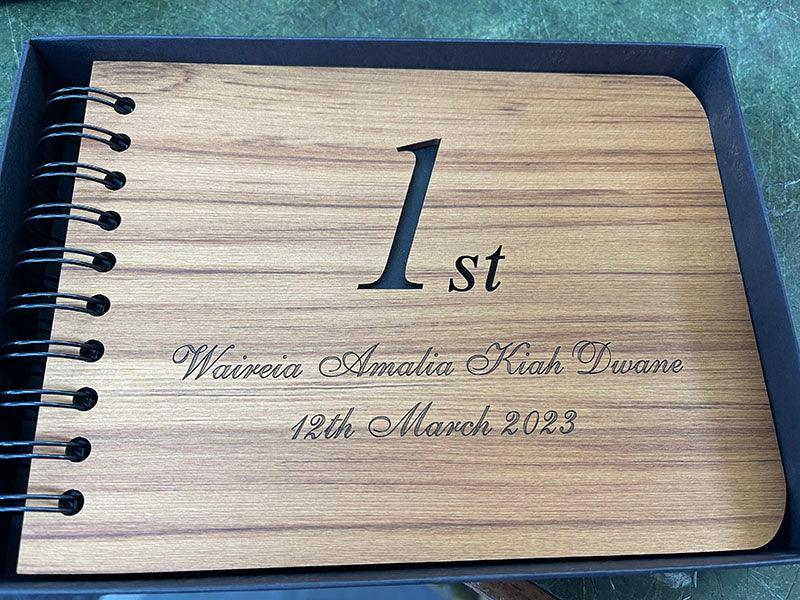 NZ Rimu 1st Birthday Photo Album Guest Book - Image 3