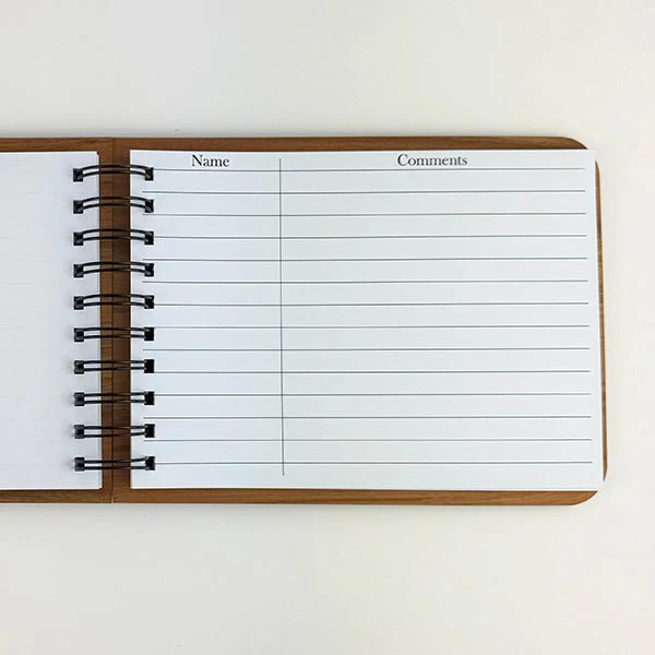 NZ Rimu Birthday Photo Album Guest Book with Koru - Image 5