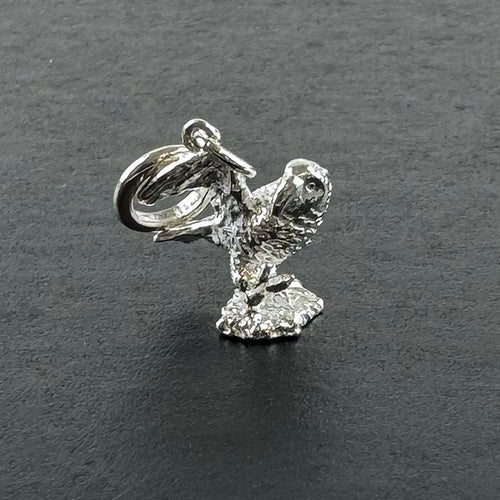 NZ Sterling Silver Kea Bird Charm - Image 2