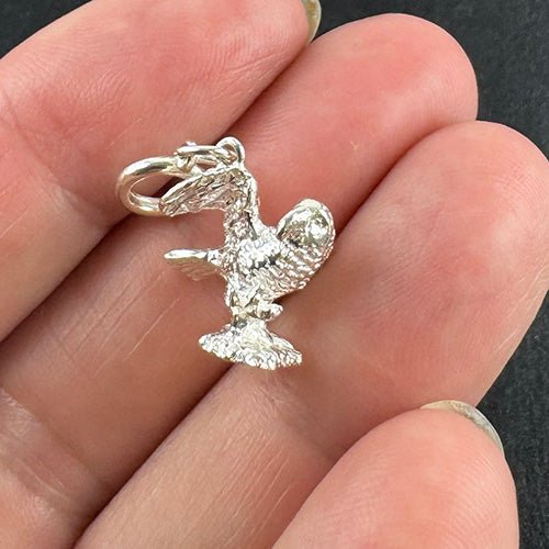 NZ Sterling Silver Kea Bird Charm - Image 4