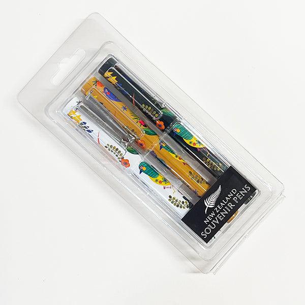 Pack of 3 NZ Birds Souvenir Clip Pens - Image 5