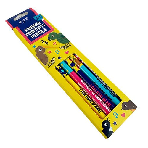 Pack of 6 Kiwiana Positivity Pencils - Image 2