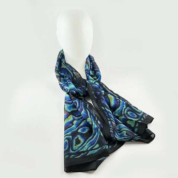 Pāua Scarf and Necklace Gift Set - perfect for many occasions - Image 6