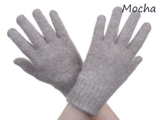 Possumsilk Merino Plain Gloves - Image 5
