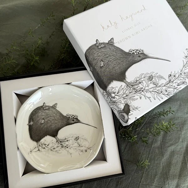 Pretty Kiwi Bird Trinket Dish - designed by Northland Tattoo Artist Katy Hayward - Image 2